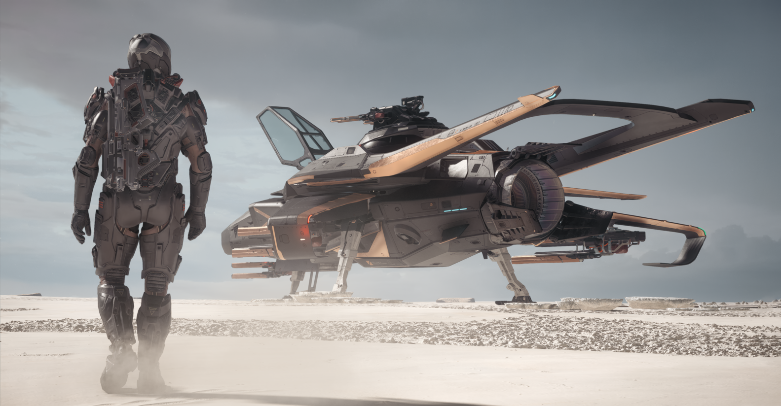 Confronto visivo tra la campagna single player e l'universo persistente MMO